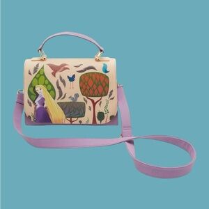 Loungefly Disney Tangled Woodland Scene Crossbody
Bag NWT